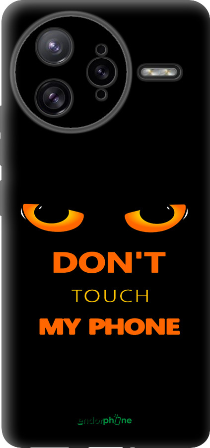 Силиконовый чехол Don't touch the phone для Xiaomi Poco F7 Ultra - 4261u-4086 изображение 