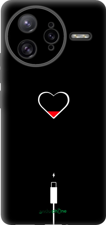 Силиконовый чехол Подзарядка сердца для Xiaomi Redmi K80 Pro - 4274u-4145 изображение 