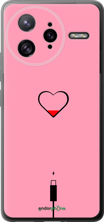 Силиконовый чехол Подзарядка сердца1 для Xiaomi Poco F7 Ultra - 4275u-4086 изображение 