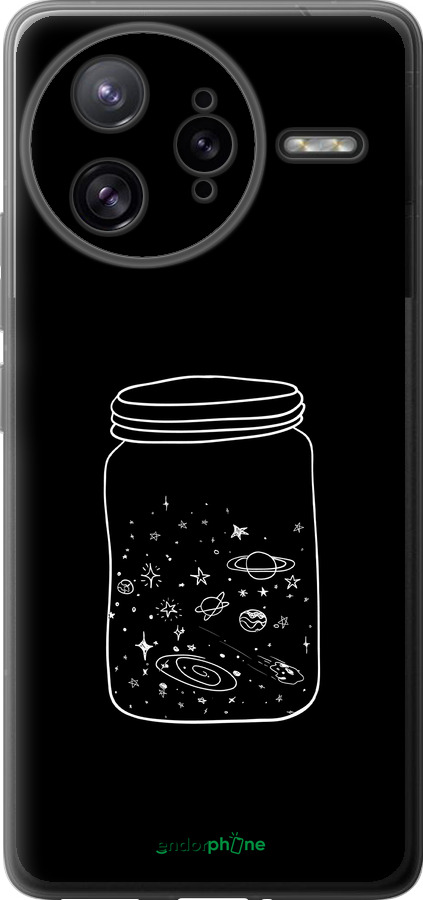 Силиконовый чехол Космос в банке для Xiaomi Redmi K80 Pro - 4297u-4145 изображение 