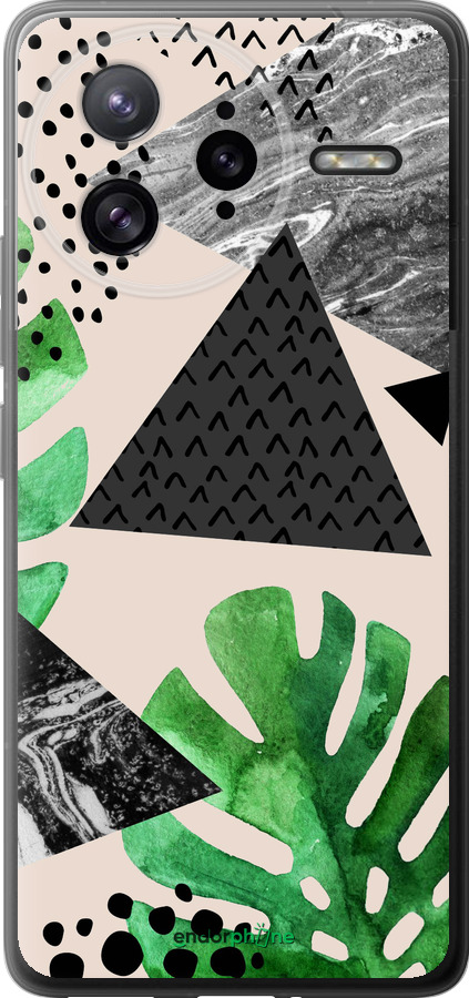 Силиконовый чехол Монстера для Xiaomi Redmi K80 Pro - 4304u-4145 изображение 