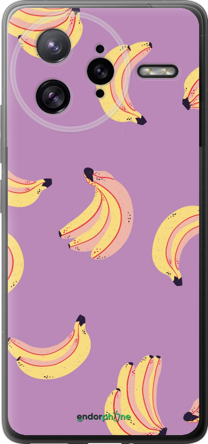Силіконовий чехол Банани для Xiaomi Redmi K80 Pro - 4312u-4145 изображение 