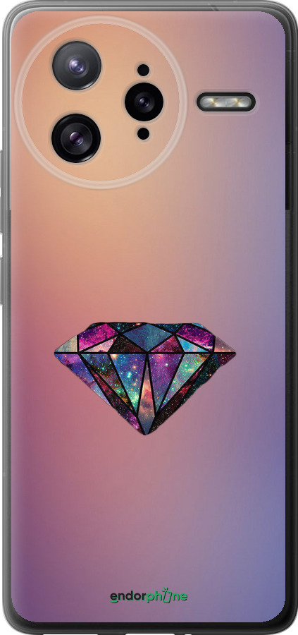 Силиконовый чехол Диамант для Xiaomi Redmi K80 Pro - 4352u-4145 изображение 