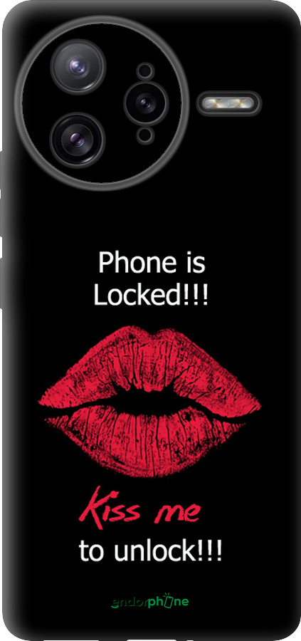 Силиконовый чехол Разблокируй-поцелуй для Xiaomi Redmi K80 Pro - 4372u-4145 изображение 