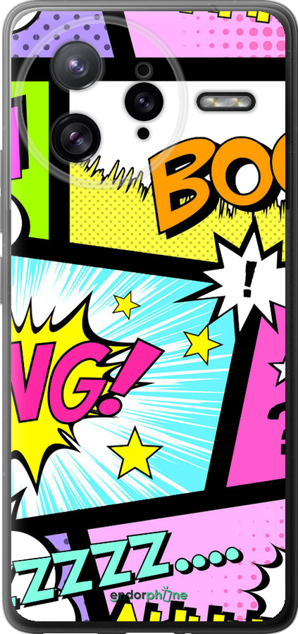 Силиконовый чехол Комикс 1 для Xiaomi Redmi K80 Pro - 4407u-4145 изображение 