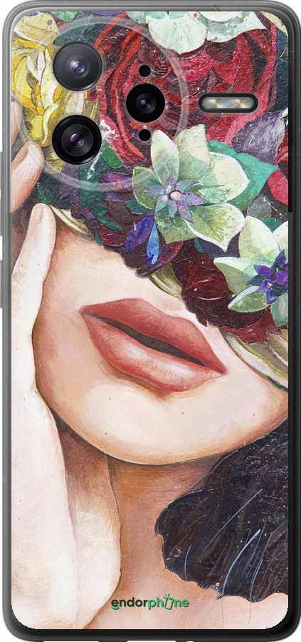 Силиконовый чехол Head Flower для Xiaomi Poco F7 Ultra - 4460u-4086 изображение 