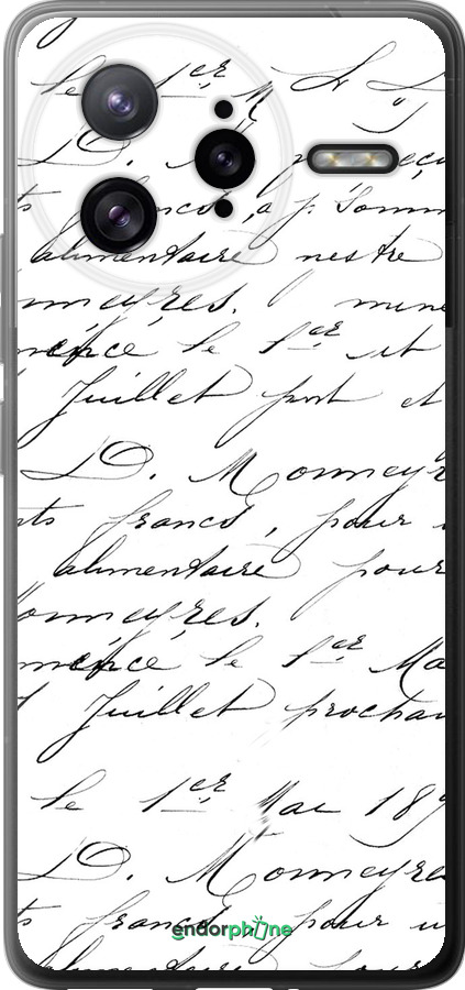 Силиконовый чехол Прописной шрифт для Xiaomi Poco F7 Ultra - 4475u-4086 изображение 