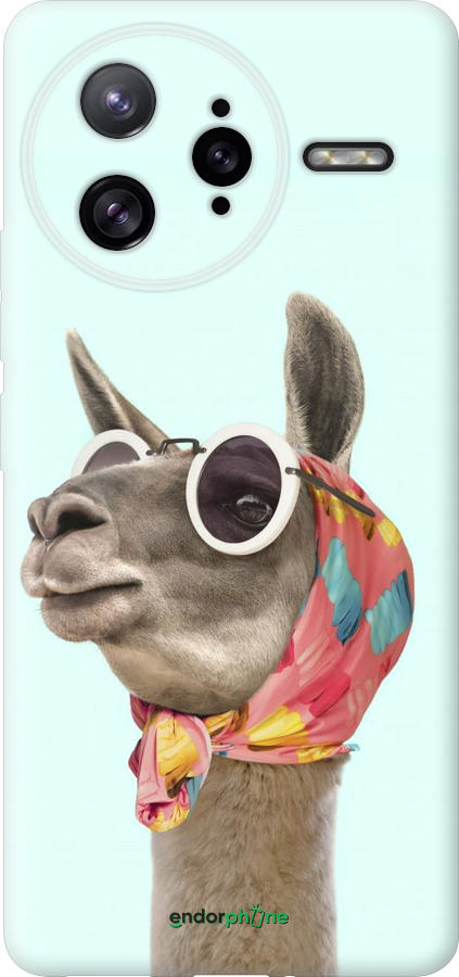 Силиконовый чехол Модная лама для Xiaomi Poco F7 Ultra - 4479u-4086 изображение 