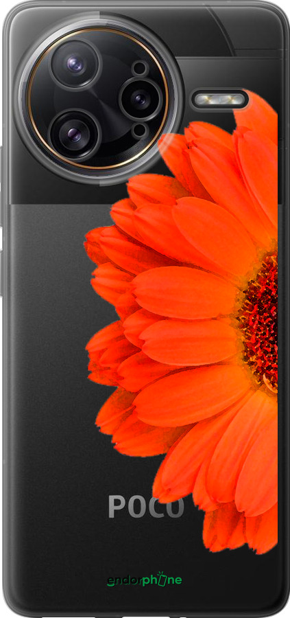 Силиконовый чехол Гербера 1 для Xiaomi Poco F7 Ultra - 4534u-4086 изображение 