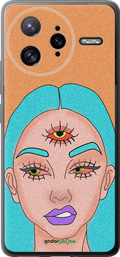 Силиконовый чехол Девушка рисунок для Xiaomi Redmi K80 Pro - 4576u-4145 изображение 