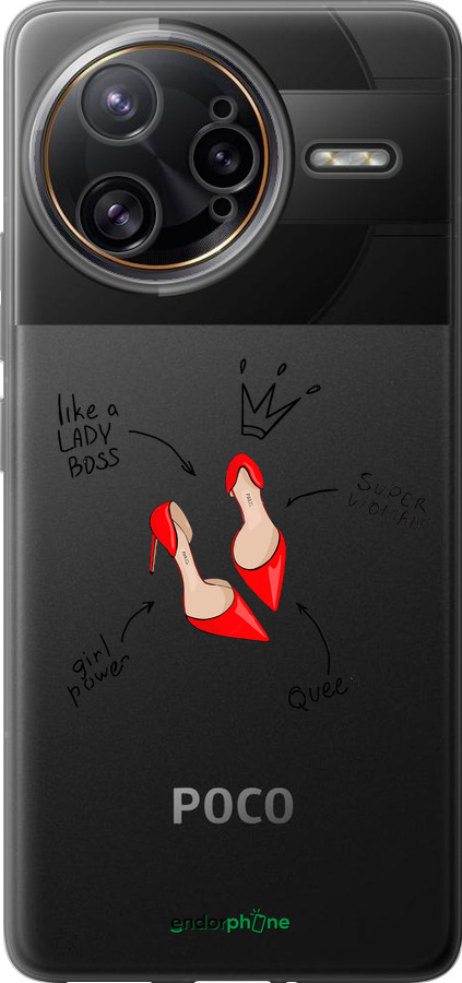 Силиконовый чехол Женщина для Xiaomi Poco F7 Ultra - 4599u-4086 изображение 