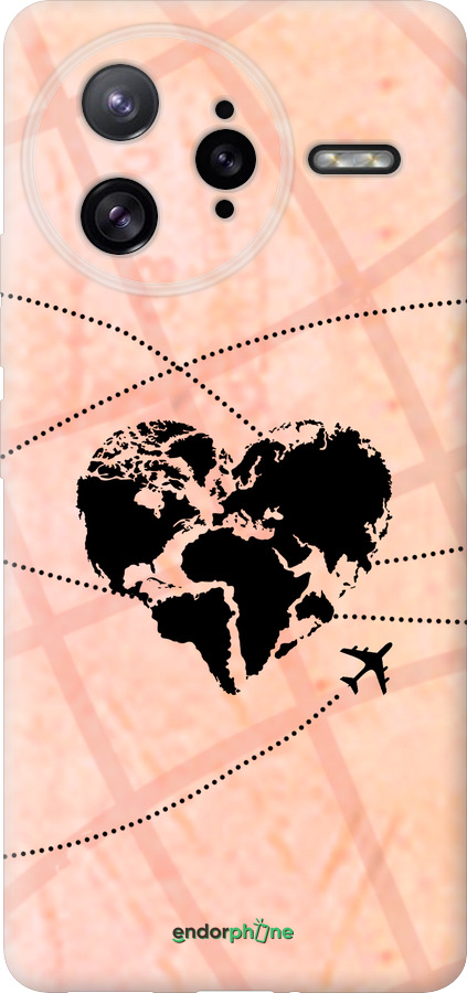 Силиконовый чехол Путешествуй для Xiaomi Redmi K80 Pro - 4607u-4145 изображение 