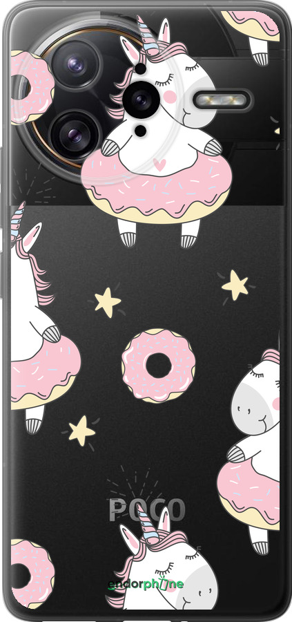Силіконовий чехол Єдиноріжки для Xiaomi Poco F7 Ultra - 4659u-4086 изображение 