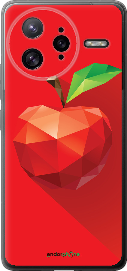 Силіконовий чехол Яблуко для Xiaomi Redmi K80 Pro - 4696u-4145 изображение 