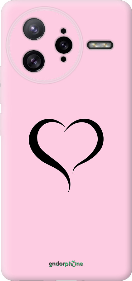 Силіконовий чехол Серце 1 для Xiaomi Redmi K80 Pro - 4730u-4145 изображение 