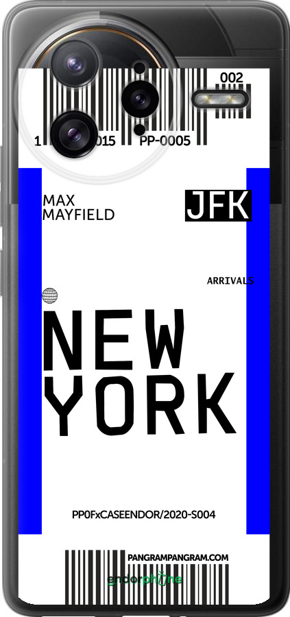 Силиконовый чехол New York для Xiaomi Poco F7 Ultra - 4861u-4086 изображение 