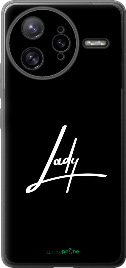 Силиконовый чехол Lady 2 для Xiaomi Poco F7 Ultra - 4867u-4086 изображение 