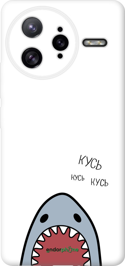 Силиконовый чехол Акула для Xiaomi Poco F7 Ultra - 4870u-4086 изображение 
