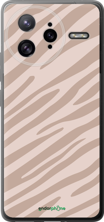 Силиконовый чехол Зебра беж для Xiaomi Redmi K80 Pro - 4875u-4145 изображение 