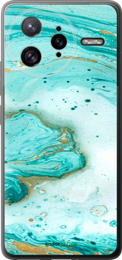 Силиконовый чехол Мраморный для Xiaomi Poco F7 Ultra - 4895u-4086 изображение 