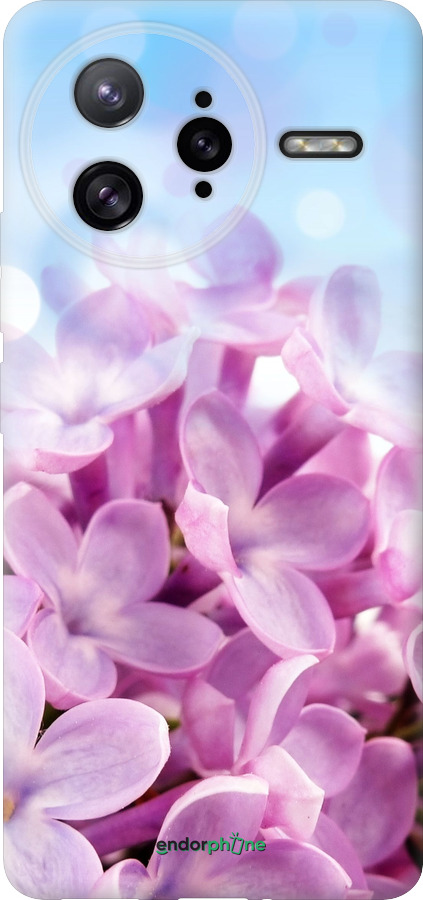 Силиконовый чехол Сирень для Xiaomi Poco F7 Ultra - 527u-4086 изображение 