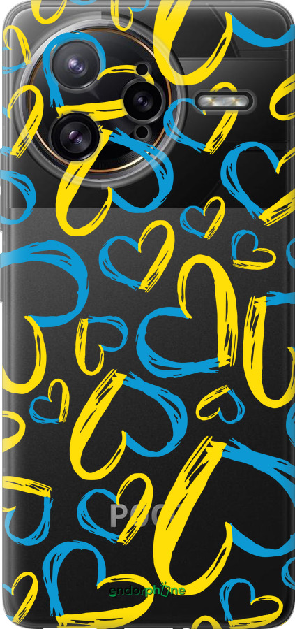 Силиконовый чехол Сердца UA для Xiaomi Poco F7 Ultra - 5292u-4086 изображение 