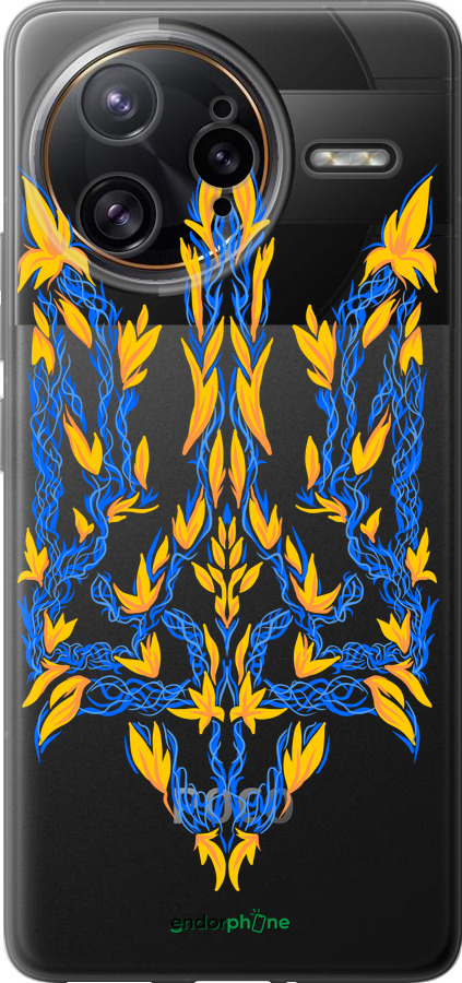 Силіконовий чехол Герб України v3  для Xiaomi Redmi K80 Pro - 5313u-4145 изображение 