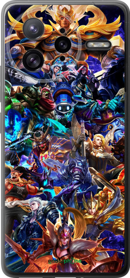 Силиконовый чехол № 5375 для Xiaomi Redmi K80 Pro - 5375u-4145 изображение 