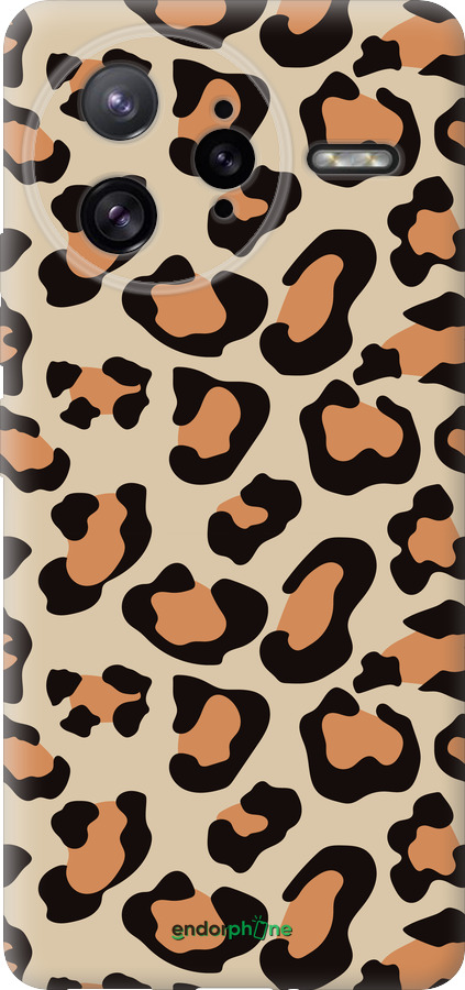 Силіконовий чехол Плями леопарду v2 для Xiaomi Redmi K80 Pro - 5496u-4145 изображение 