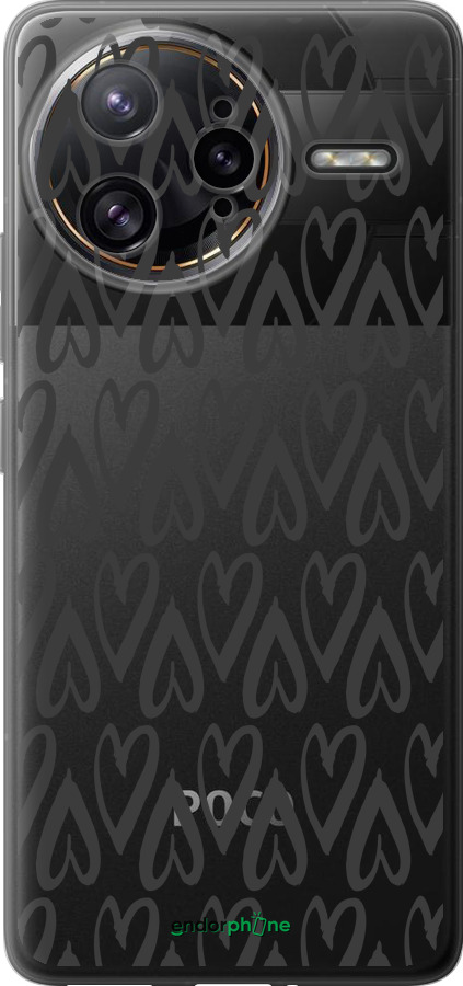 Силиконовый чехол Сердца v2 для Xiaomi Poco F7 Ultra - 5497u-4086 изображение 