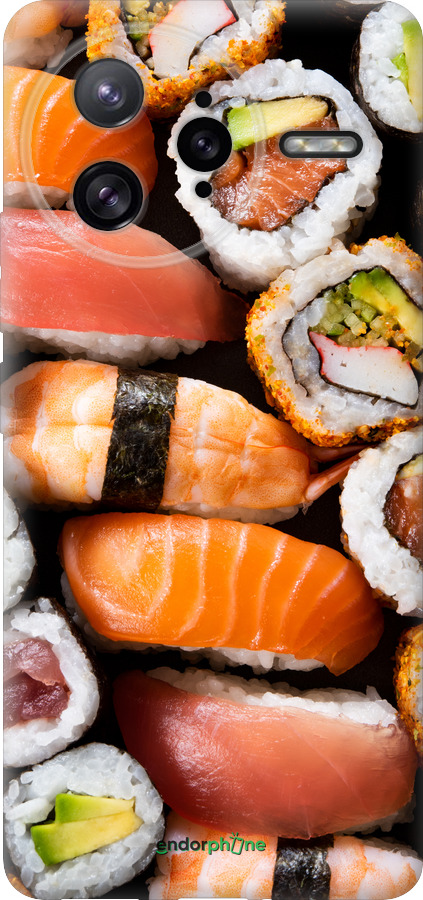 Силиконовый чехол Суши v3 для Xiaomi Poco F7 Ultra - 5540u-4086 изображение 