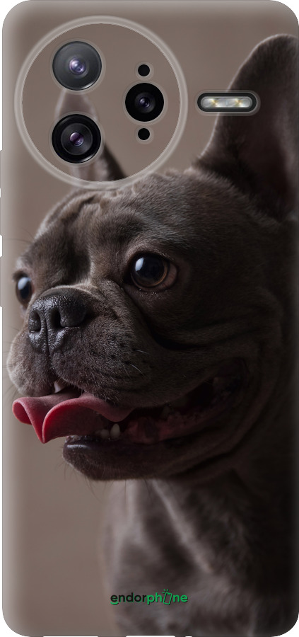 Силиконовый чехол Милый бульдог для Xiaomi Poco F7 Ultra - 5546u-4086 изображение 