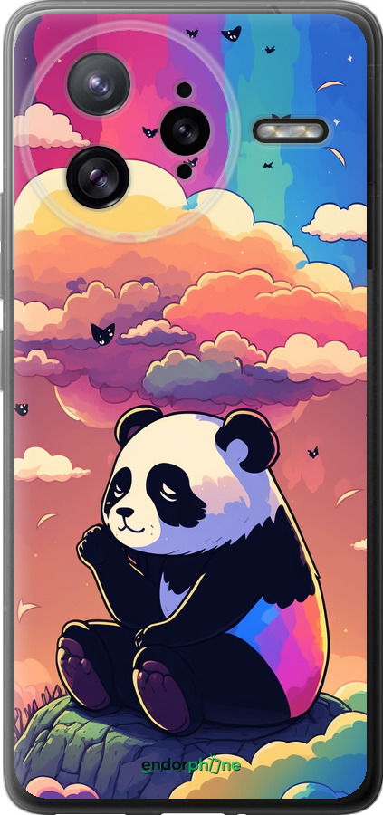 Силіконовий чехол Панда в хмарах для Xiaomi Poco F7 Ultra - 5585u-4086 изображение 