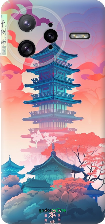 Силиконовый чехол Япония монастырь для Xiaomi Redmi K80 Pro - 5590u-4145 изображение 