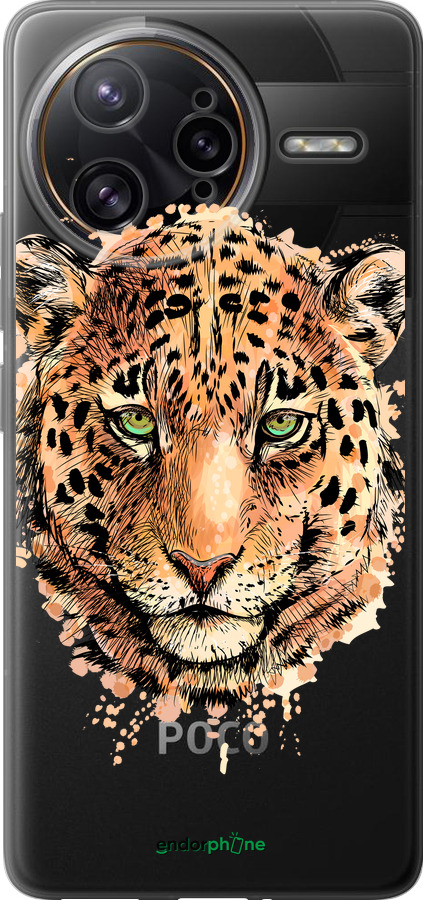 Силиконовый чехол Леопард v2 для Xiaomi Redmi K80 Pro - 5606u-4145 изображение 