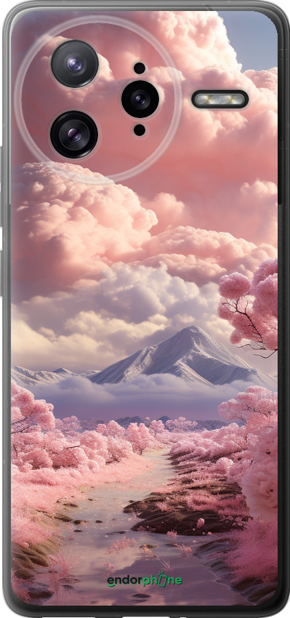 Силіконовий чехол Рожеві хмари для Xiaomi Redmi K80 Pro - 5660u-4145 изображение 