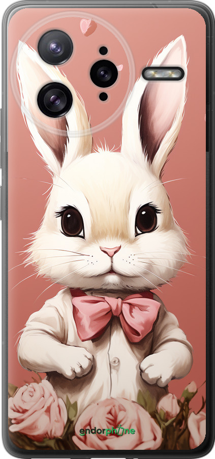 Силиконовый чехол Зайчик для Xiaomi Redmi K80 Pro - 5669u-4145 изображение 