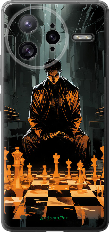 Силиконовый чехол Шахматы для Xiaomi Poco F7 Ultra - 5951u-4086 изображение 