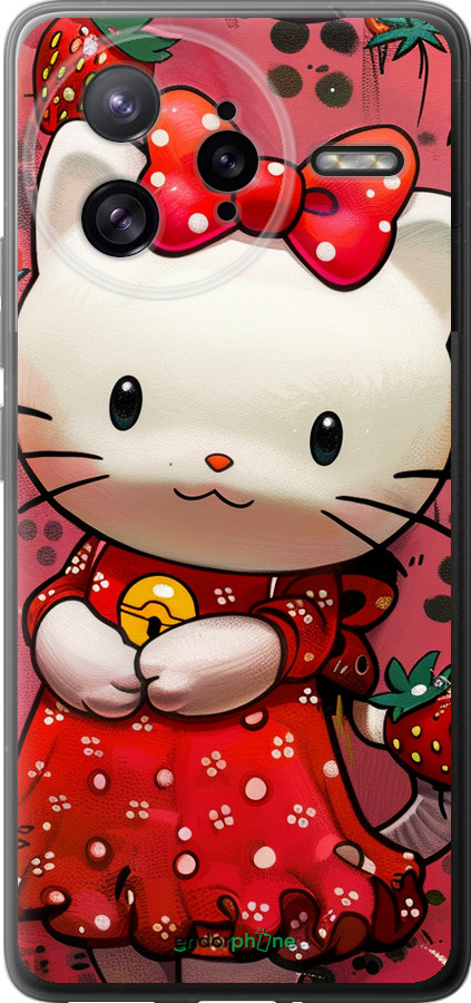 Силиконовый чехол hello kitty1 для Xiaomi Poco F7 Ultra - 6036u-4086 изображение 