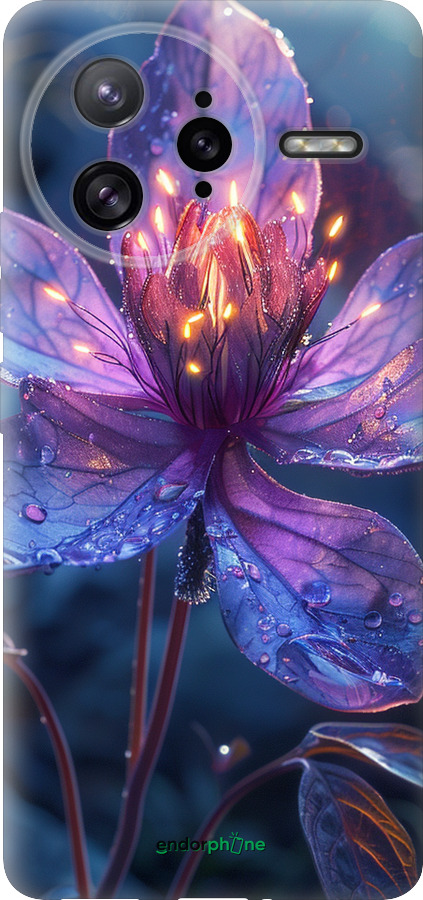 Силиконовый чехол Магический цветок для Xiaomi Redmi K80 Pro - 6038u-4145 изображение 