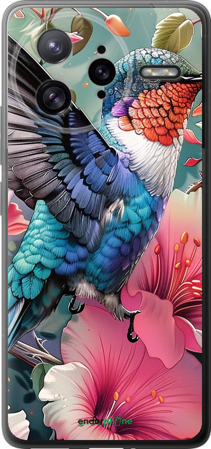 Силіконовий чехол Казкова колібрі для Xiaomi Redmi K80 Pro - 6051u-4145 изображение 