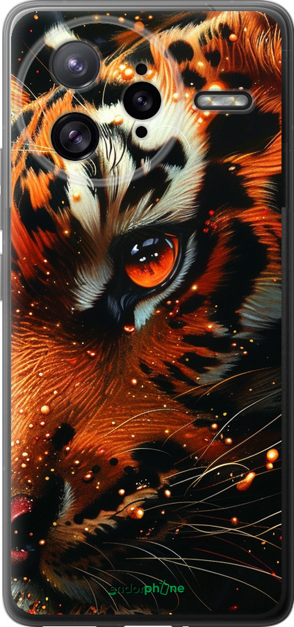 Силиконовый чехол Tiger для Xiaomi Poco F7 Ultra - 6053u-4086 изображение 