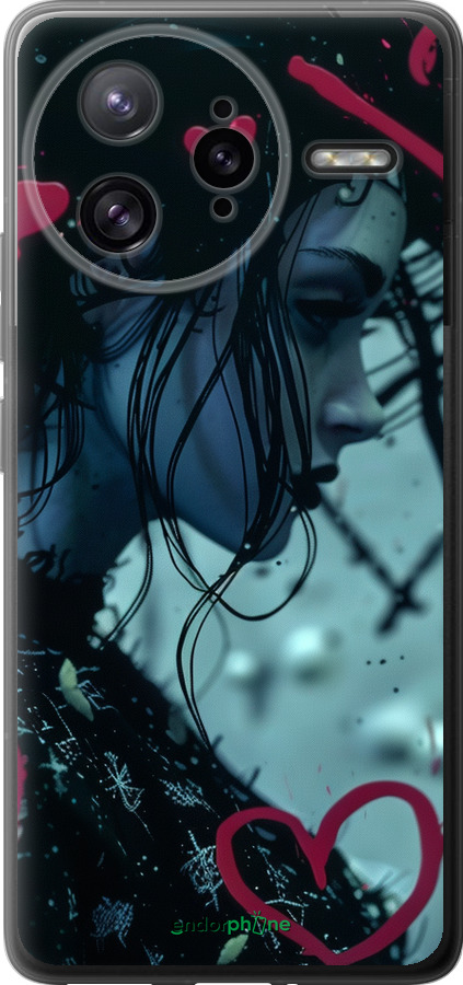 Силіконовий чехол XO Love v2 для Xiaomi Redmi K80 Pro - 6057u-4145 изображение 