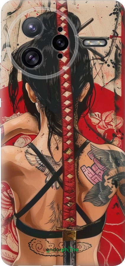 Силиконовый чехол Тайна катаны для Xiaomi Redmi K80 Pro - 6074u-4145 изображение 