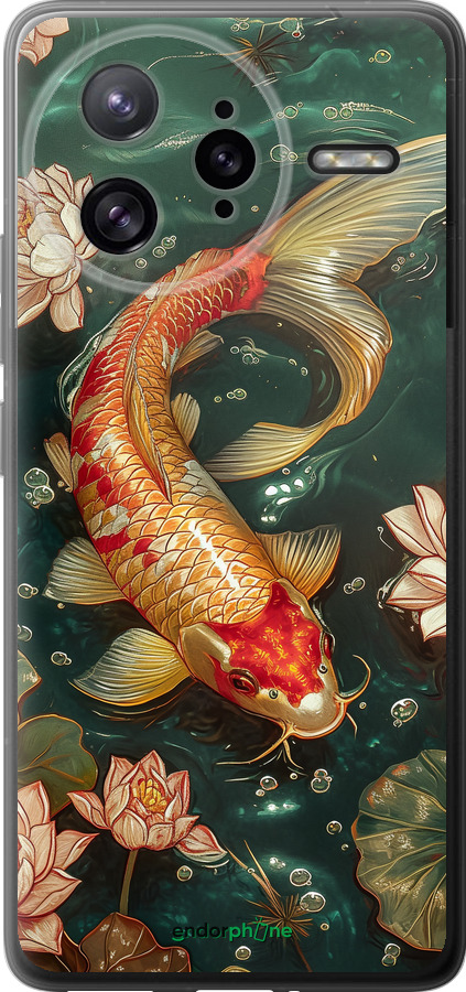 Силиконовый чехол Мелодия Лотоса для Xiaomi Poco F7 Ultra - 6106u-4086 изображение 