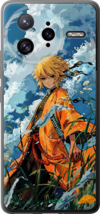 Силиконовый чехол Zenitsu Agatsuma для Xiaomi Redmi K80 Pro - 6117u-4145 изображение 