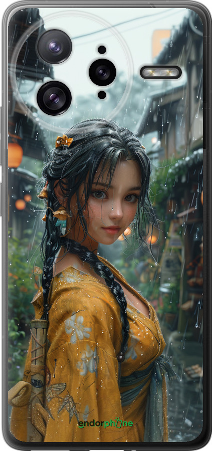 Силиконовый чехол Anime-girl для Xiaomi Redmi K80 Pro - 6133u-4145 изображение 