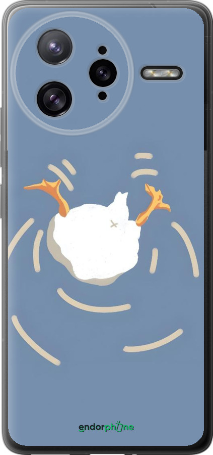 Силиконовый чехол Гусь ныряет для Xiaomi Redmi K80 Pro - 6275u-4145 изображение 