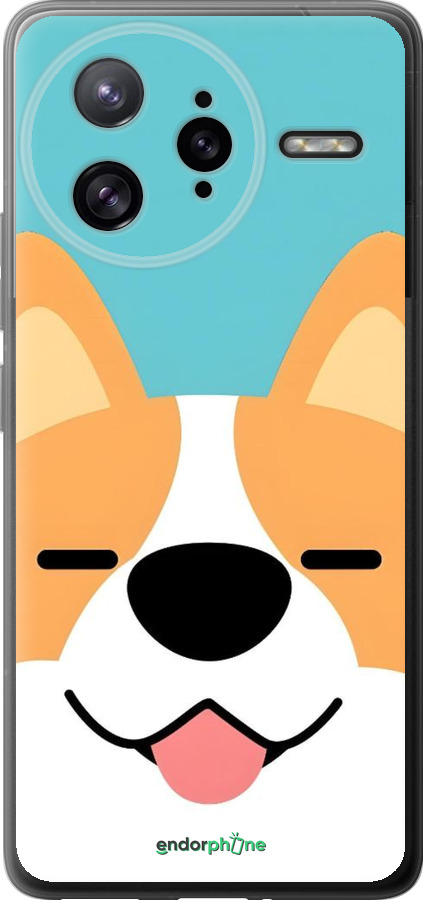 Силиконовый чехол Корги для Xiaomi Redmi K80 Pro - 6280u-4145 изображение 