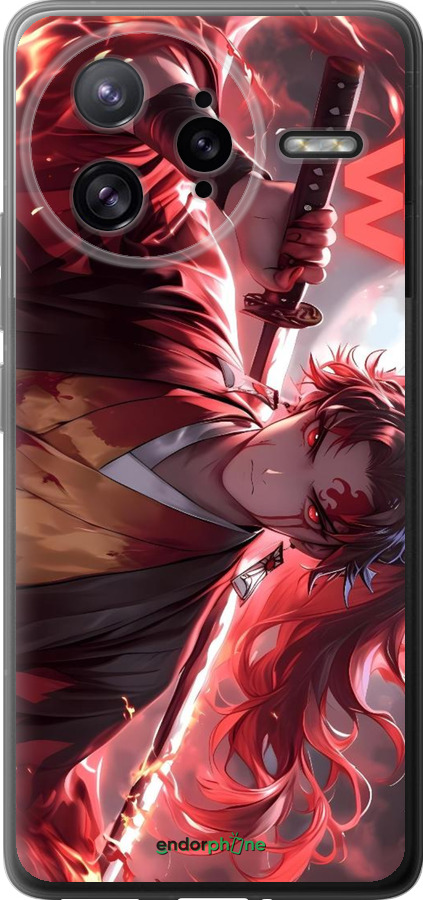 Силіконовий чехол Аниме воин для Xiaomi Redmi K80 Pro - 6281u-4145 изображение 